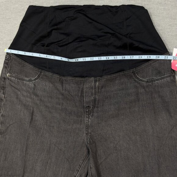 Isabel Maternity By Ingrid Isabel Womens Black Jeans Power Stretch Size 16 NWT - Picture 10 of 16